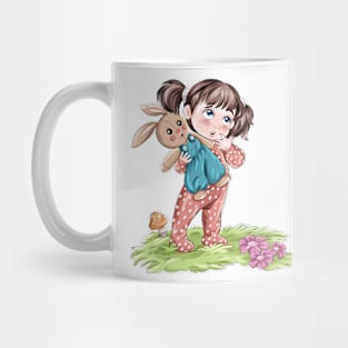 girl bunny shirt Mug